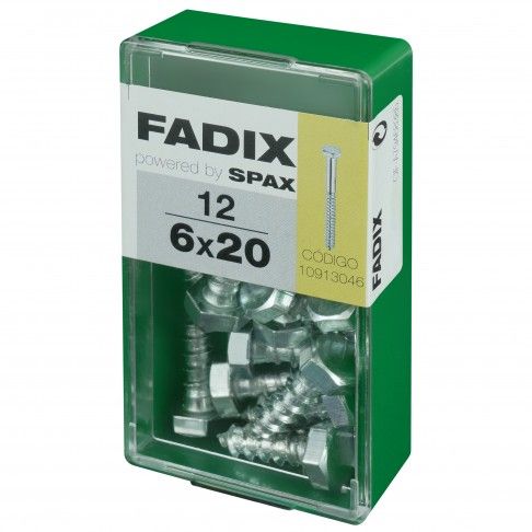 Parafuso Hexagonal Din571 6x20mm S 12un Parafuso Hexagonal Din571 6x20mm S 12un