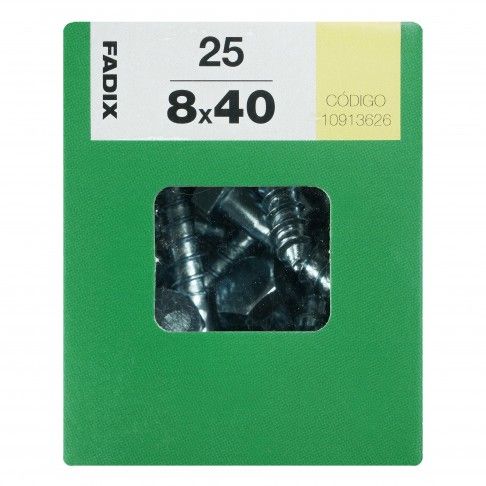 Parafuso Hexagonal Din571 8x40mm L 25un Parafuso Hexagonal Din571 8x40mm L 25un