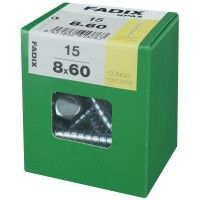 Parafuso Hexagonal Din571 8x60mm L 15un Parafuso Hexagonal Din571 8x60mm L 15un