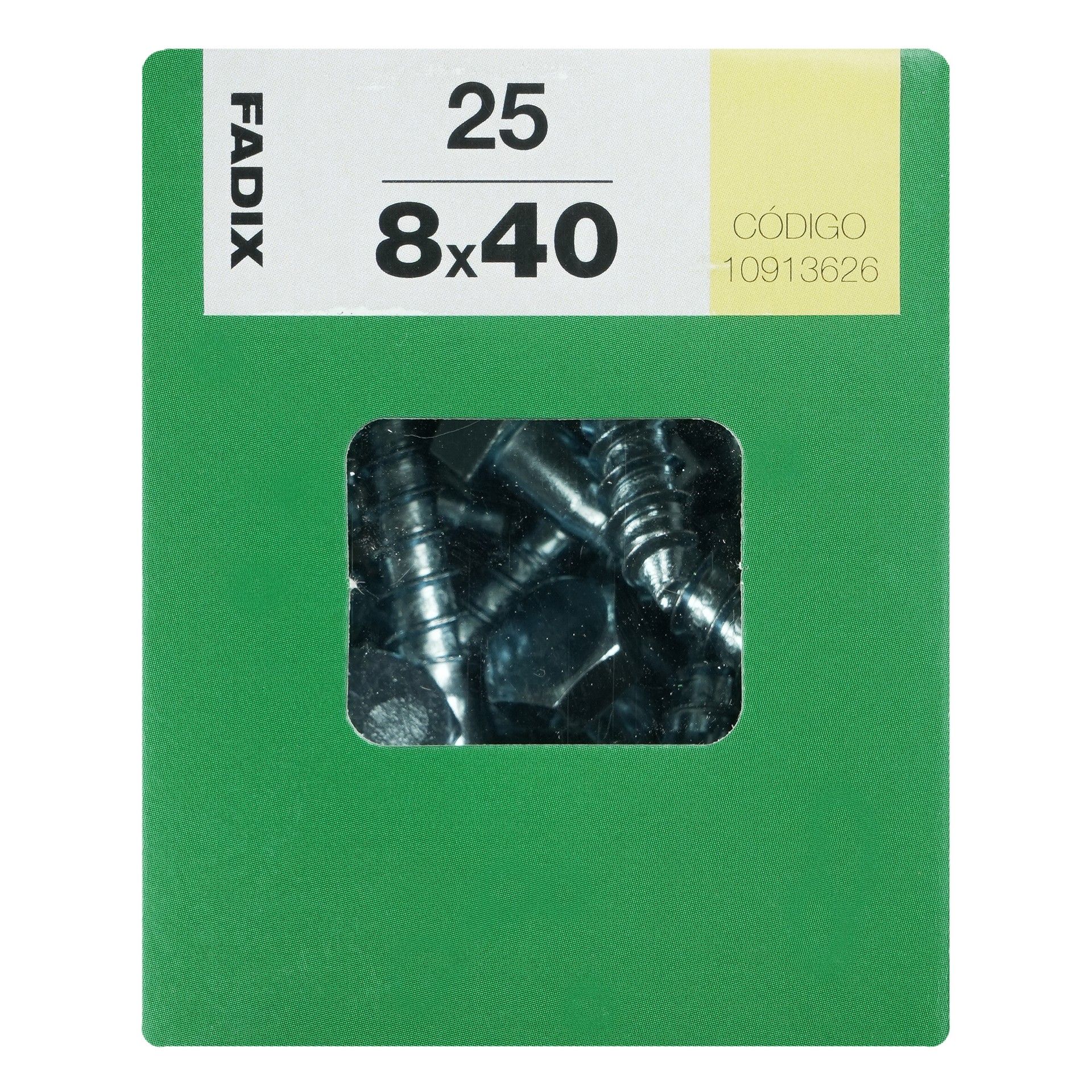 Parafuso Hexagonal Din571 8x40mm L 25un
