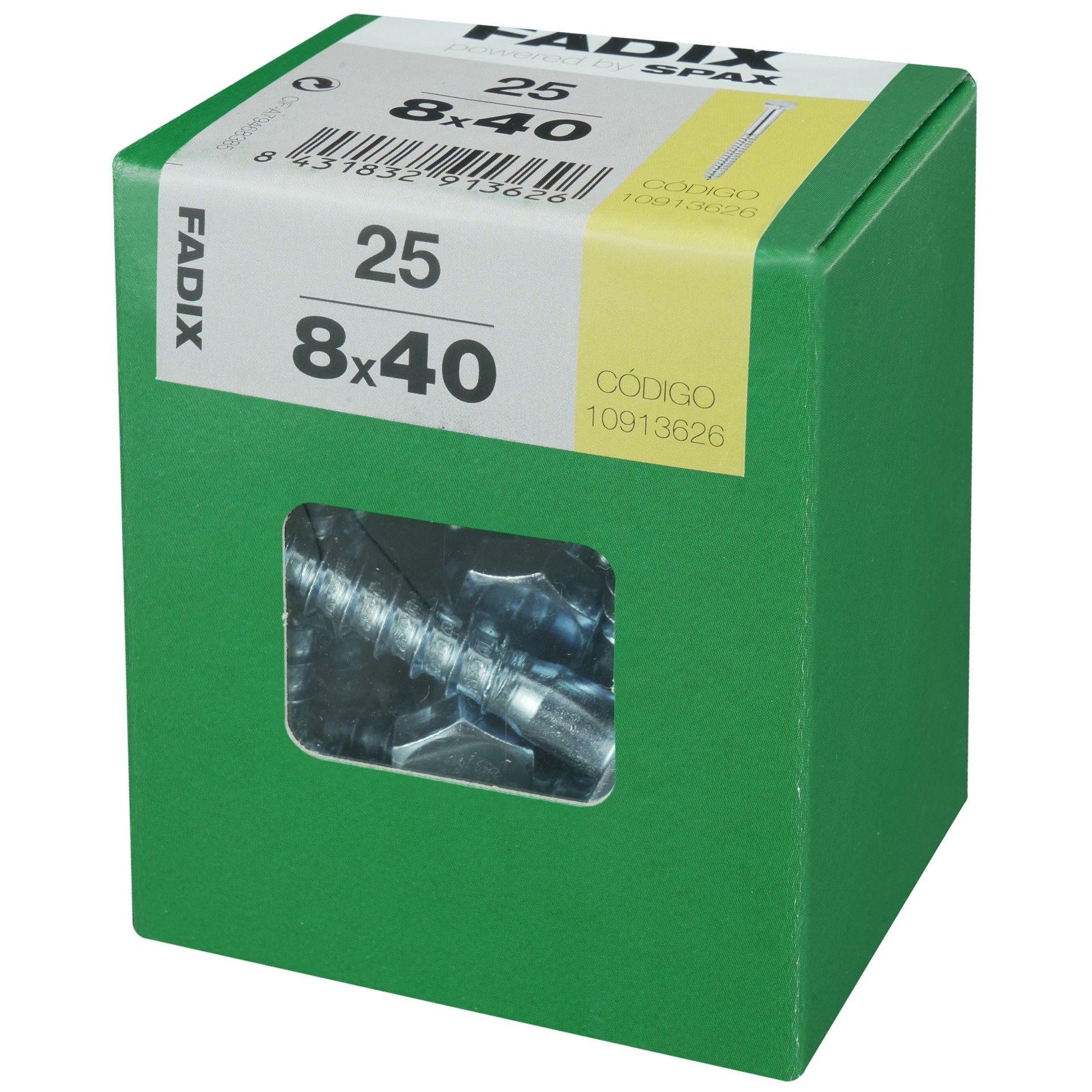 Parafuso Hexagonal Din571 8x40mm L 25un