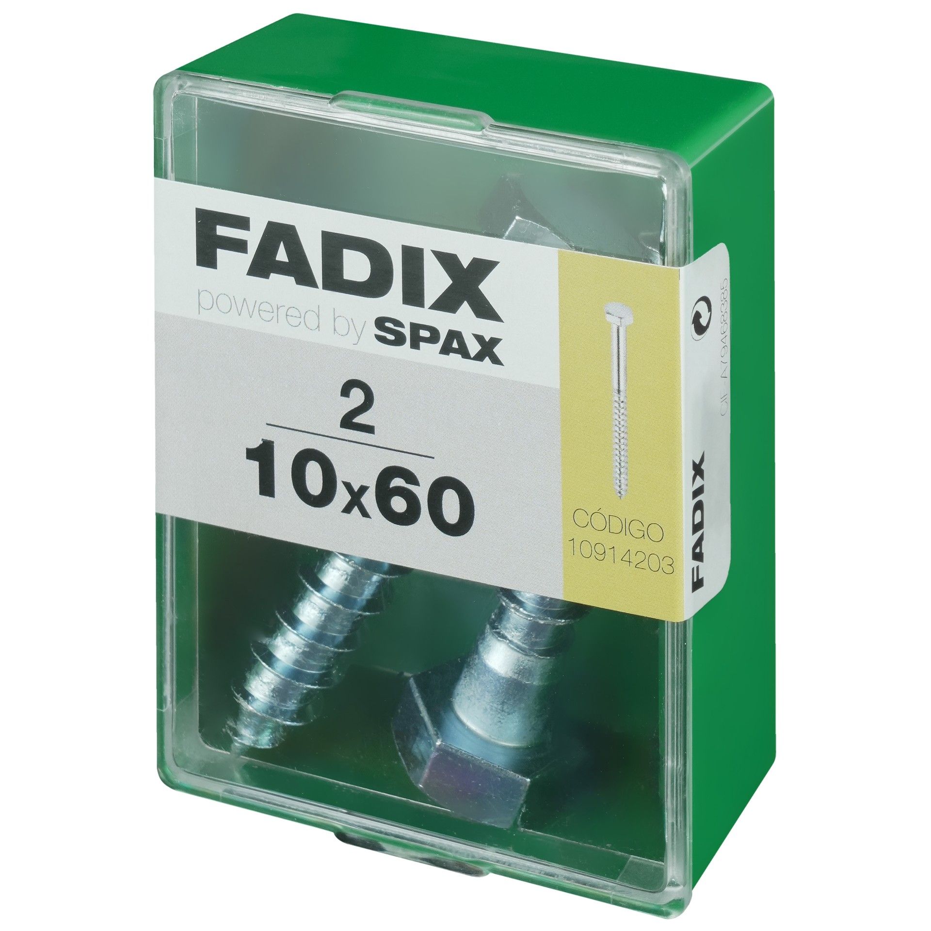 Parafuso Hexagonal Din571 10x60mm M 2un