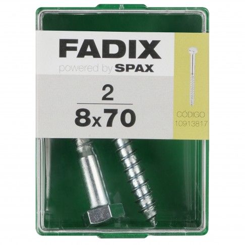 Parafuso Hexagonal Din571 8x70mm M 2un Parafuso Hexagonal Din571 8x70mm M 2un