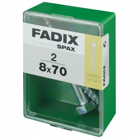 Parafuso Hexagonal Din571 8x70mm M 2un Parafuso Hexagonal Din571 8x70mm M 2un