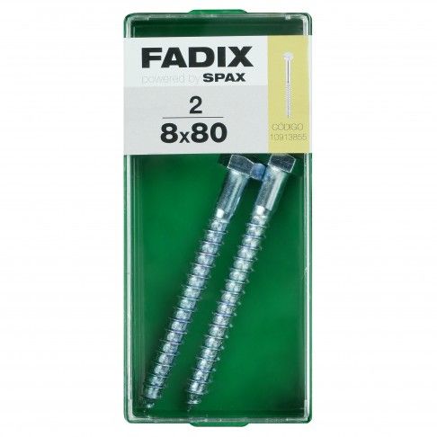 Parafuso Hexagonal Din571 8x80mm M 2un Parafuso Hexagonal Din571 8x80mm M 2un