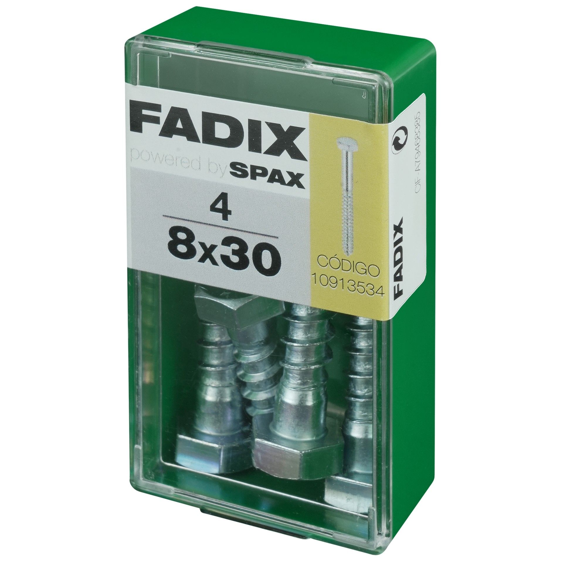 Parafuso Hexagonal Din571 8x30mm S 4un