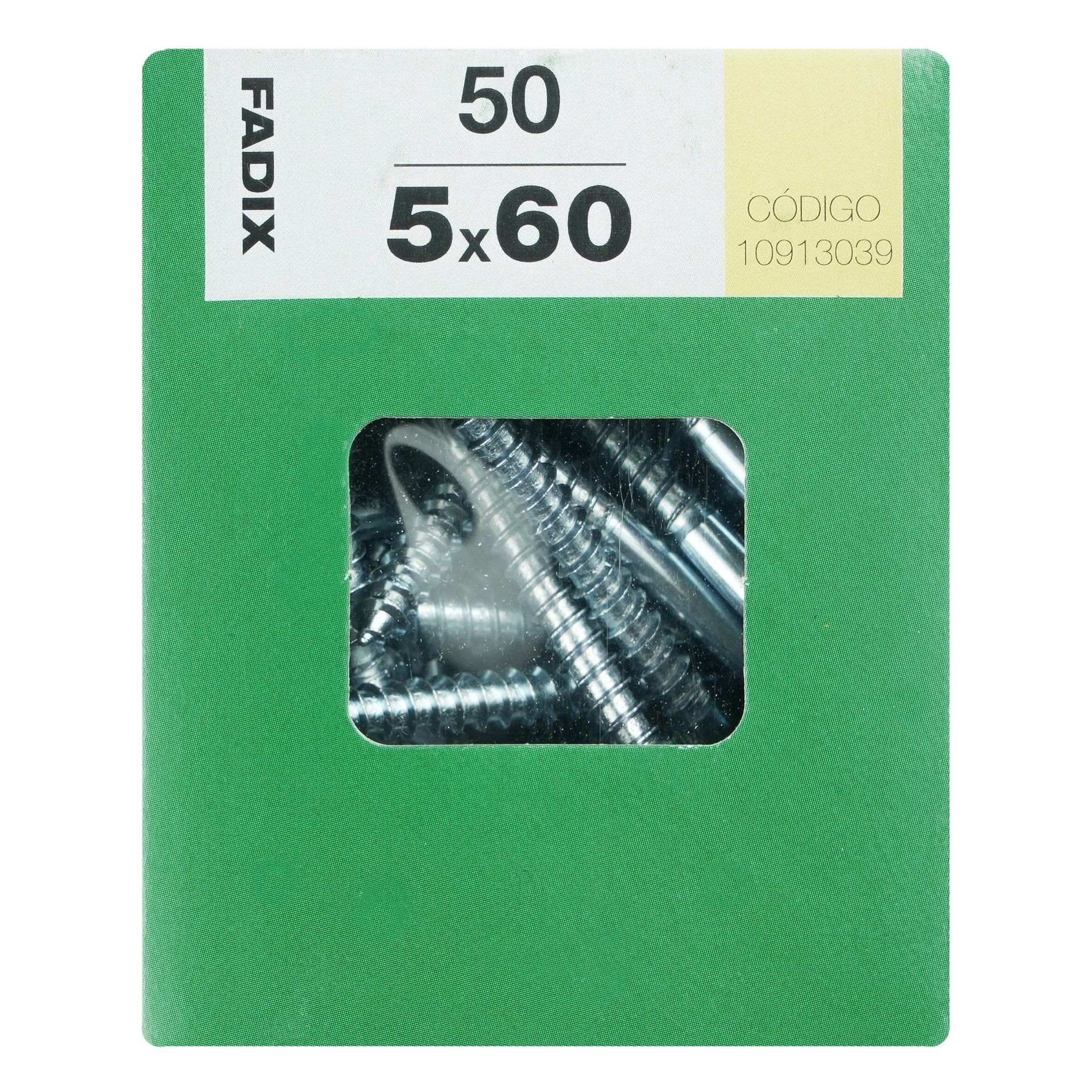 Parafuso Hexagonal Din571 5x60mm L 50un