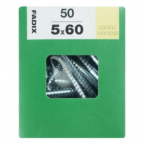 Parafuso Hexagonal Din571 5x60mm L 50un Parafuso Hexagonal Din571 5x60mm L 50un