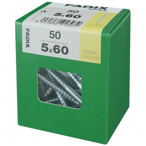 Parafuso Hexagonal Din571 5x60mm L 50un Parafuso Hexagonal Din571 5x60mm L 50un