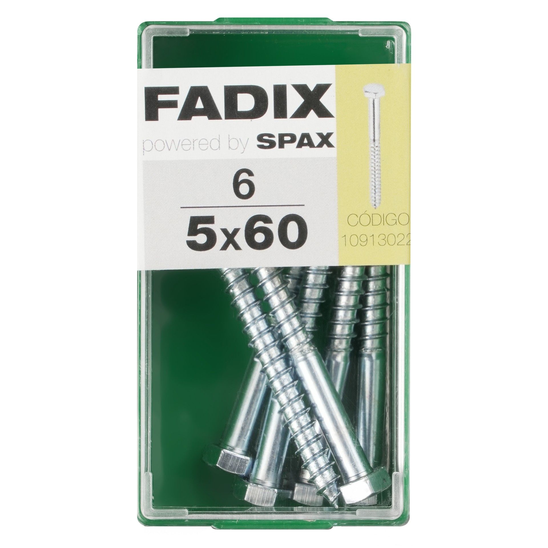 Parafuso Hexagonal Din571 5x60mm S 6un