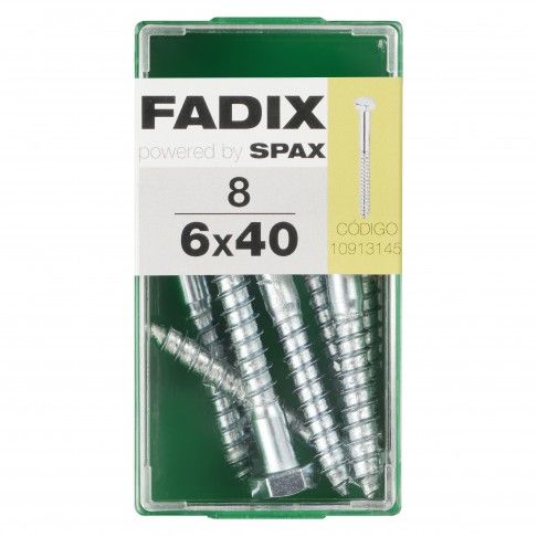 Parafuso Hexagonal Din571 6x40mm S 8un