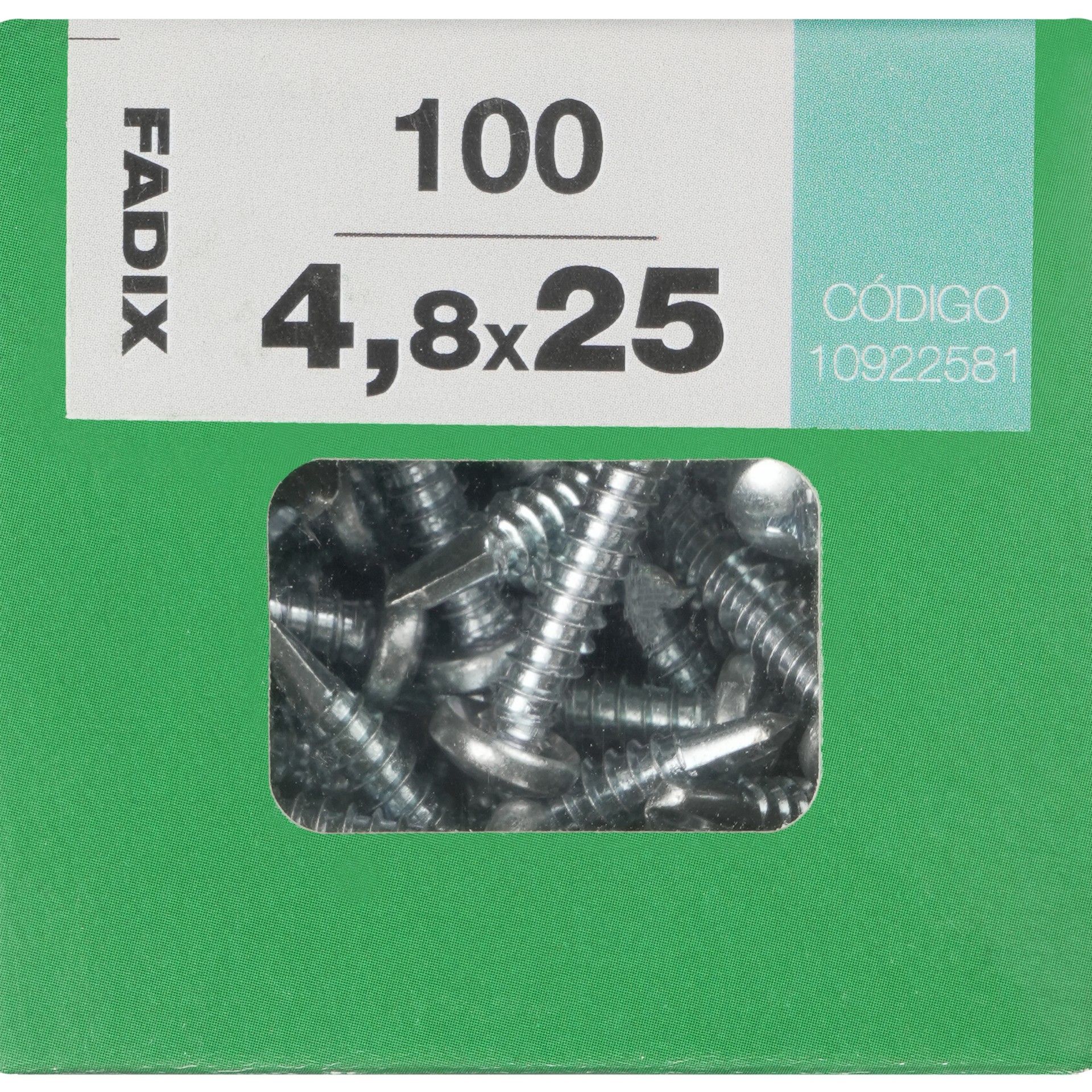 Parafuso Autorroscante Din7504-N 4,8x25mm L 100un