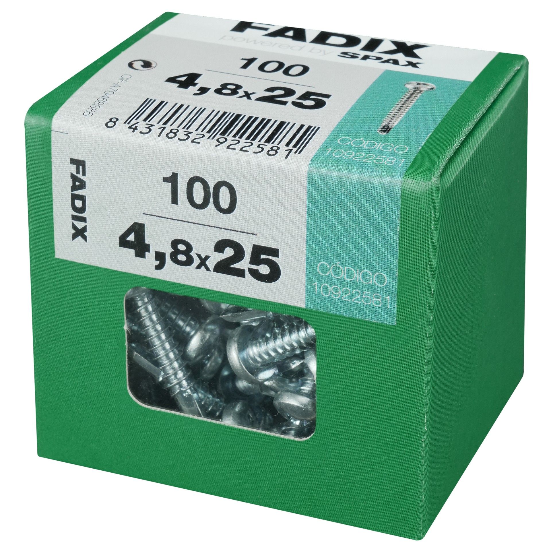 Parafuso Autorroscante Din7504-N 4,8x25mm L 100un