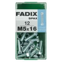 Parafuso Hexagonal+Porca Din933 M5x16mm S 12un Parafuso Hexagonal+Porca Din933 M5x16mm S 12un