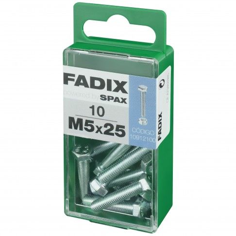 Parafuso Hexagonal+Porca Din933 M5x25mm S 10un Parafuso Hexagonal+Porca Din933 M5x25mm S 10un