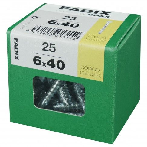 Parafuso Hexagonal Din571 6x40mm L 25un