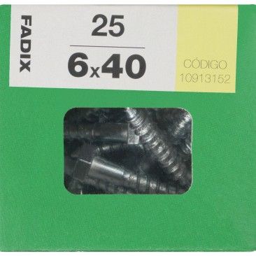Parafuso Hexagonal Din571 6x40mm L 25un