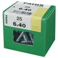 Parafuso Hexagonal Din571 6x40mm L 25un
