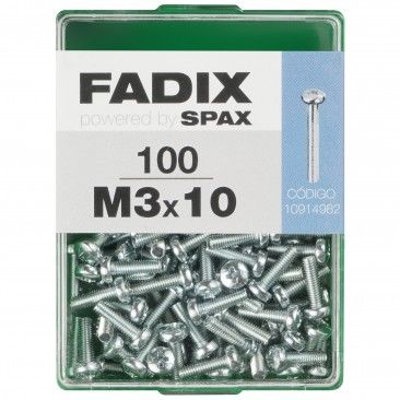 Parafuso Metrico Din7985 M3x10mm L 100un