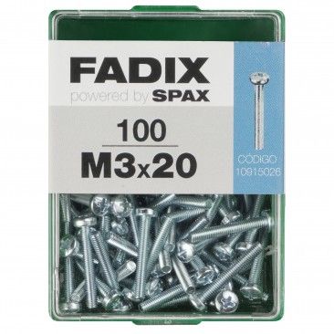 Parafuso Metrico Din7985 M3x20mm L 100un