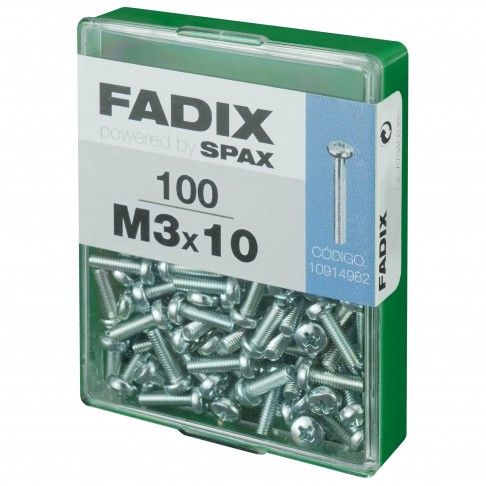 Parafuso Metrico Din7985 M3x10mm L 100un Parafuso Metrico Din7985 M3x10mm L 100un