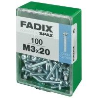 Parafuso Metrico Din7985 M3x20mm L 100un Parafuso Metrico Din7985 M3x20mm L 100un
