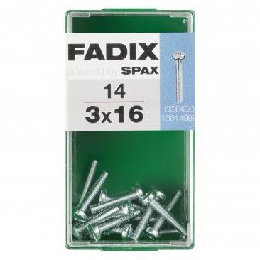 Parafuso Metrico Din7985 M3x16mm S 14un