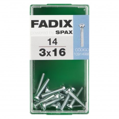 Parafuso Metrico Din7985 M3x16mm S 14un