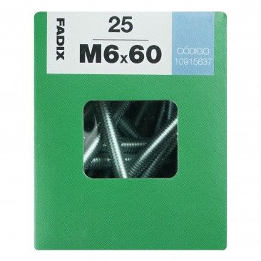 Parafuso Metrico Din7985 M6x60mm L 25un