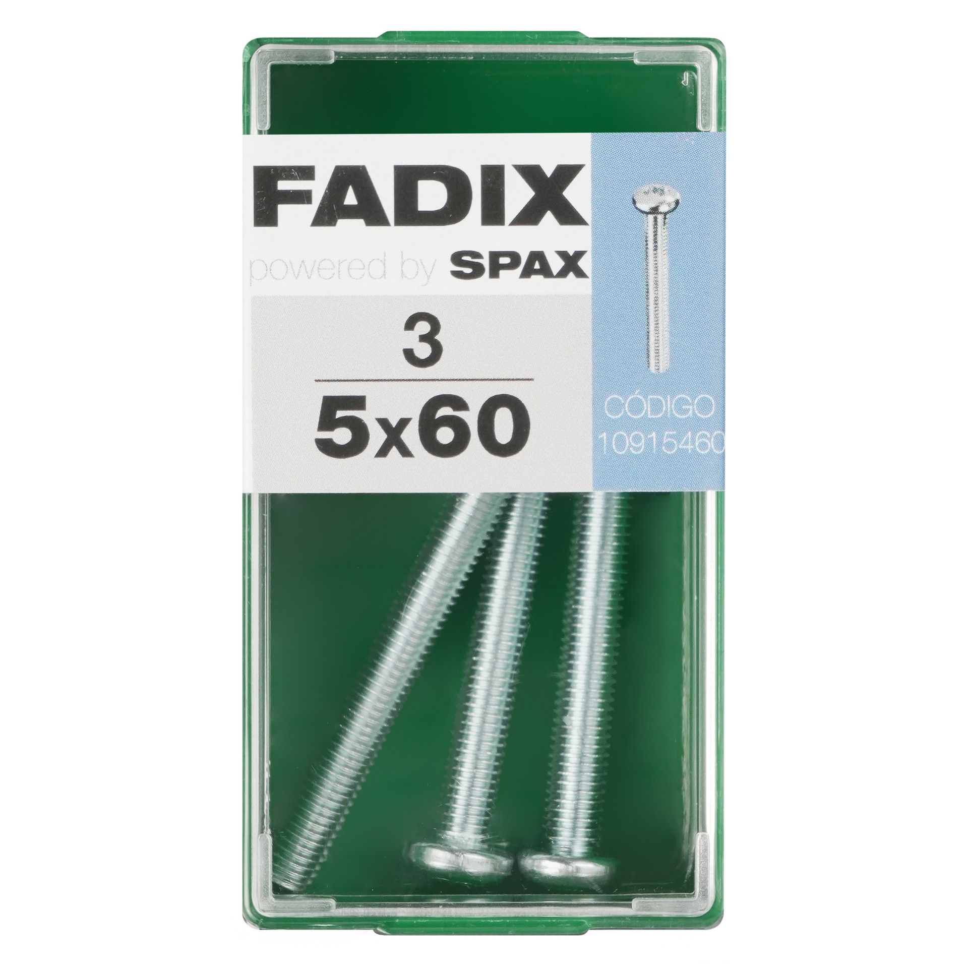 Parafuso Metrico Din7985 M5x60mm S 3un