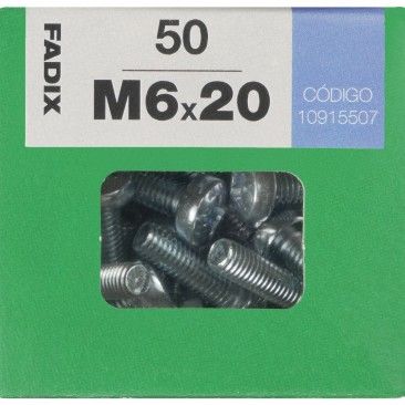 Parafuso Metrico Din7985 M6x20mm L 50un