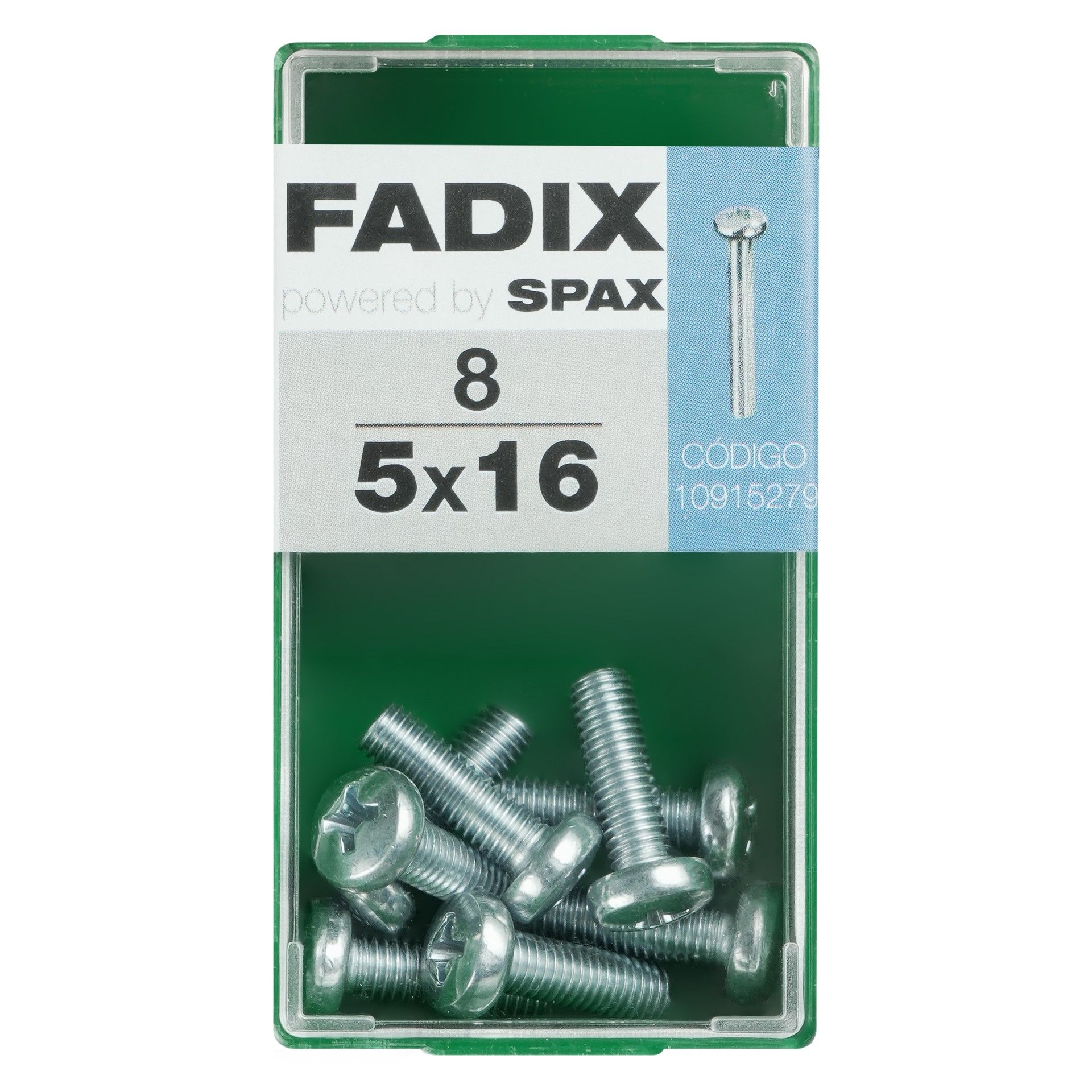 Parafuso Metrico Din7985 M5x16mm S 8un