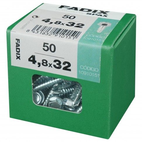 Parafuso Hexagonal Autorroscante Din7504k 4,8x32mm L 50un Parafuso Hexagonal Autorroscante Din7504k 4,8x32mm L 50un