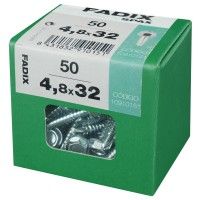 Parafuso Hexagonal Autorroscante Din7504k 4,8x32mm L 50un Parafuso Hexagonal Autorroscante Din7504k 4,8x32mm L 50un