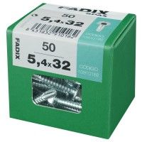 Parafuso Hexagonal Autorroscante Din7504k 5,4x32mm L 50un Parafuso Hexagonal Autorroscante Din7504k 5,4x32mm L 50un