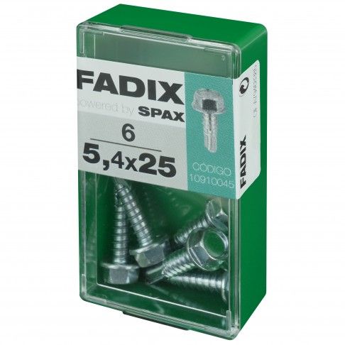 Parafuso Hexagonal Autorroscante Din7504k 5,4x25mm S 6un Parafuso Hexagonal Autorroscante Din7504k 5,4x25mm S 6un
