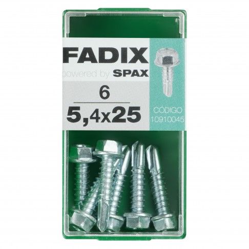 Parafuso Hexagonal Autorroscante Din7504k 5,4x25mm S 6un Parafuso Hexagonal Autorroscante Din7504k 5,4x25mm S 6un
