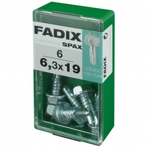 Parafuso Hexagonal Autorroscante Din7504k 6,3x19mm S 6un Parafuso Hexagonal Autorroscante Din7504k 6,3x19mm S 6un