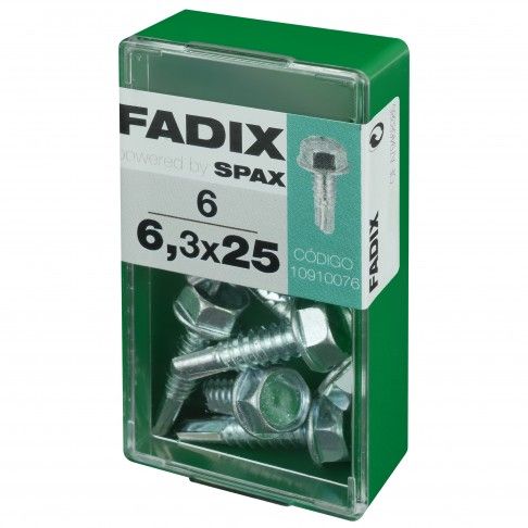 Parafuso Hexagonal Autorroscante Din7504k 6,3x25mm S 6un Parafuso Hexagonal Autorroscante Din7504k 6,3x25mm S 6un