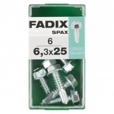 Parafuso Hexagonal Autorroscante Din7504k 6,3x25mm S 6un