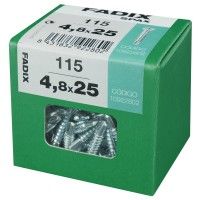 Parafuso Autorroscante Din7504-N 4,8x25mm L 115un Parafuso Autorroscante Din7504-N 4,8x25mm L 115un