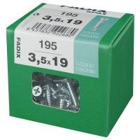 Parafuso Autorroscante Din7504-N 3,5x19mm L 195un