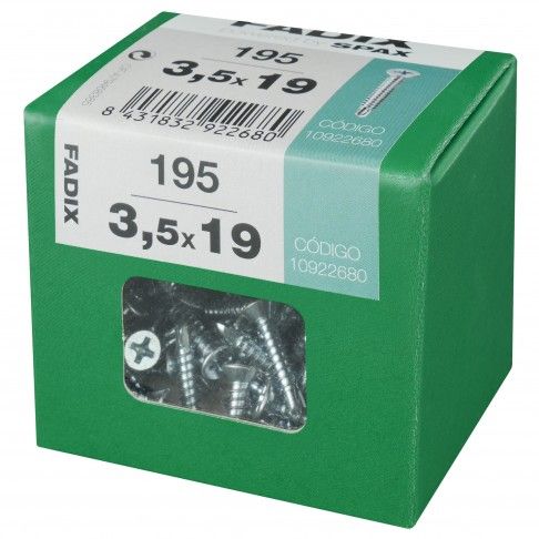 Parafuso Autorroscante Din7504-N 3,5x19mm L 195un