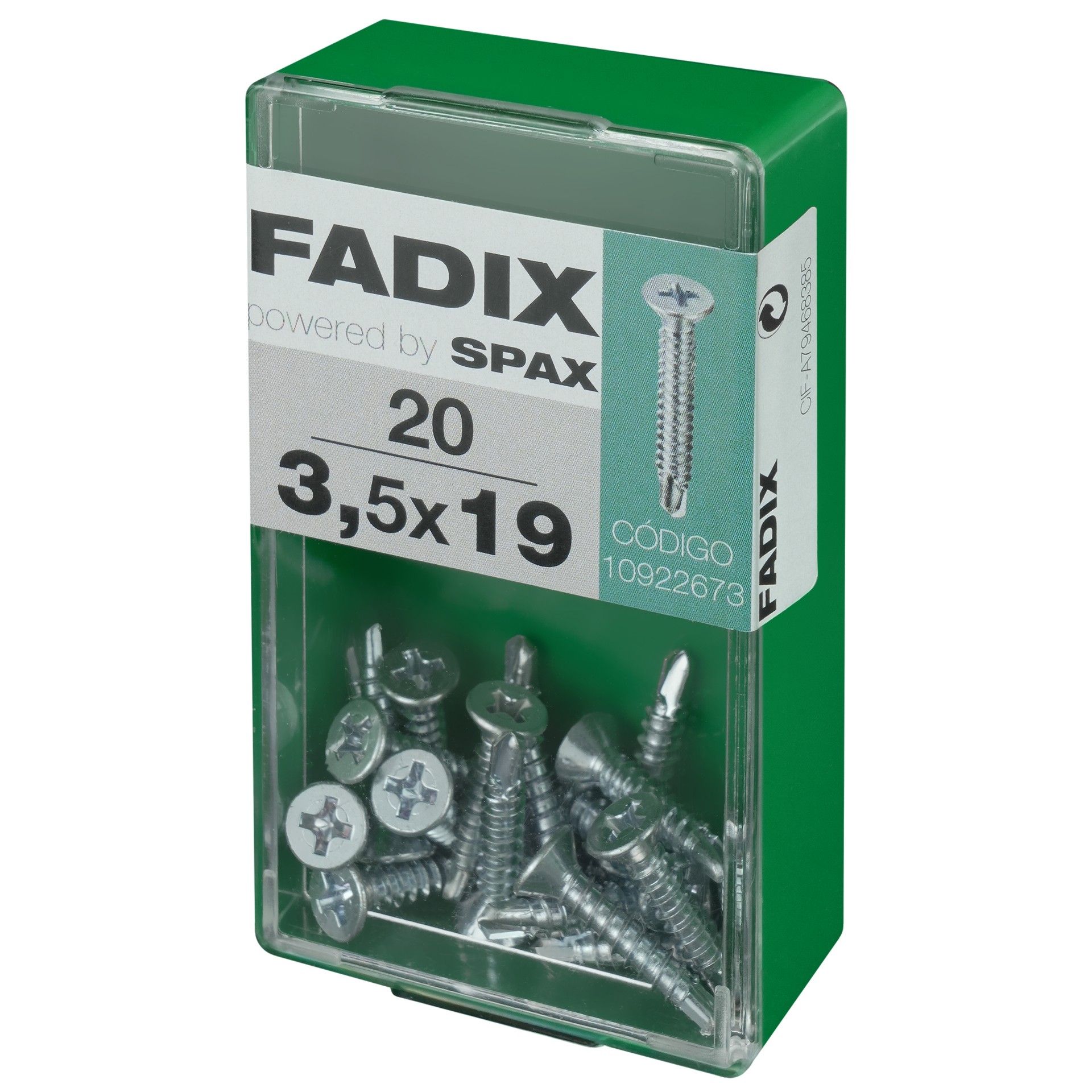 Parafuso Autorroscante Din7504-P 3,5x19mm M 20un