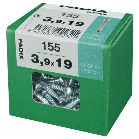 Parafuso Autorroscante Din7504-N 3,9x19mm L 155un