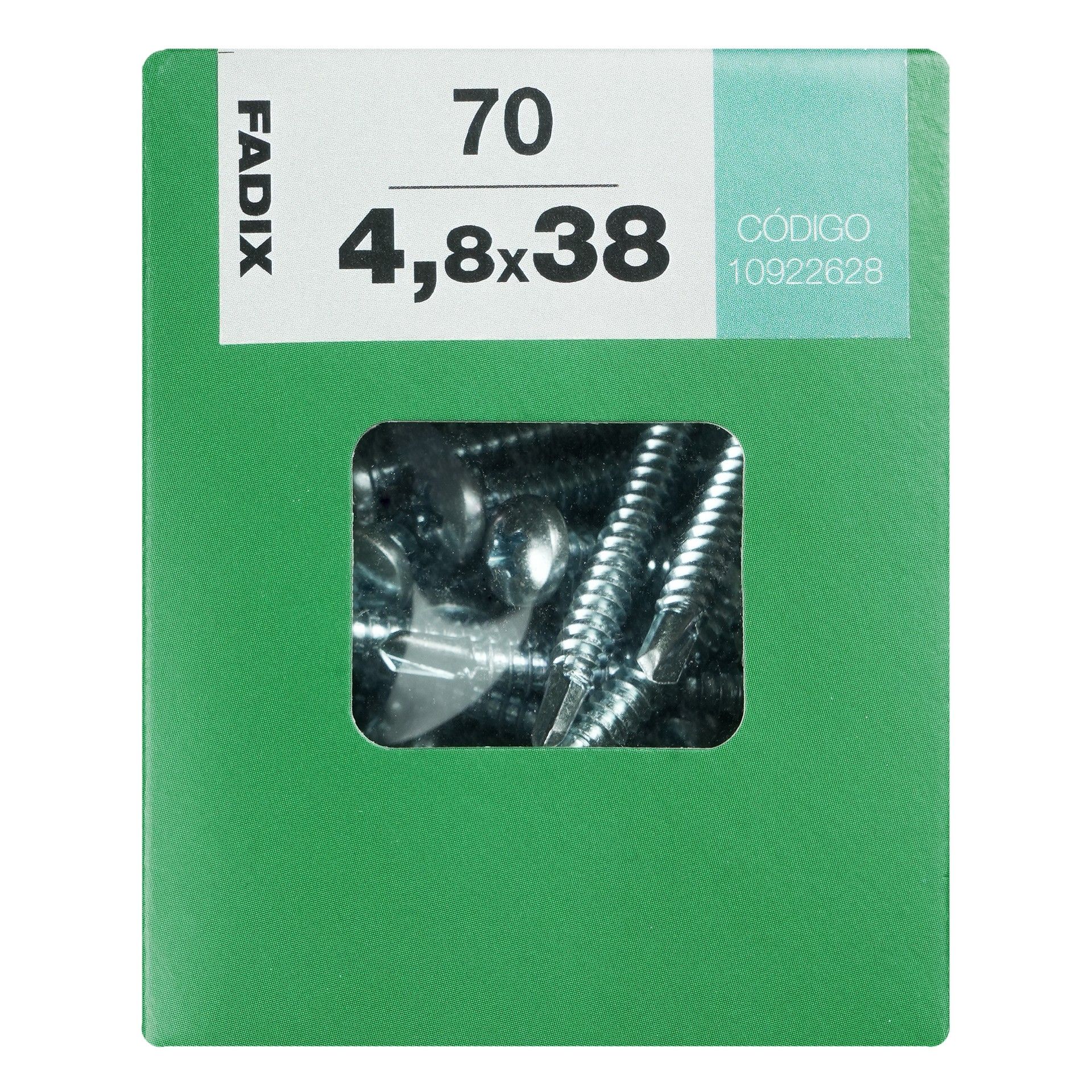 Parafuso Autorroscante Din7504-N 4,8x38mm L 70un