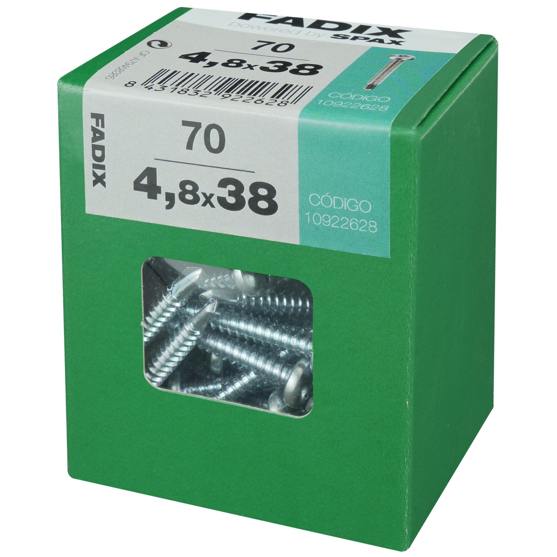 Parafuso Autorroscante Din7504-N 4,8x38mm L 70un