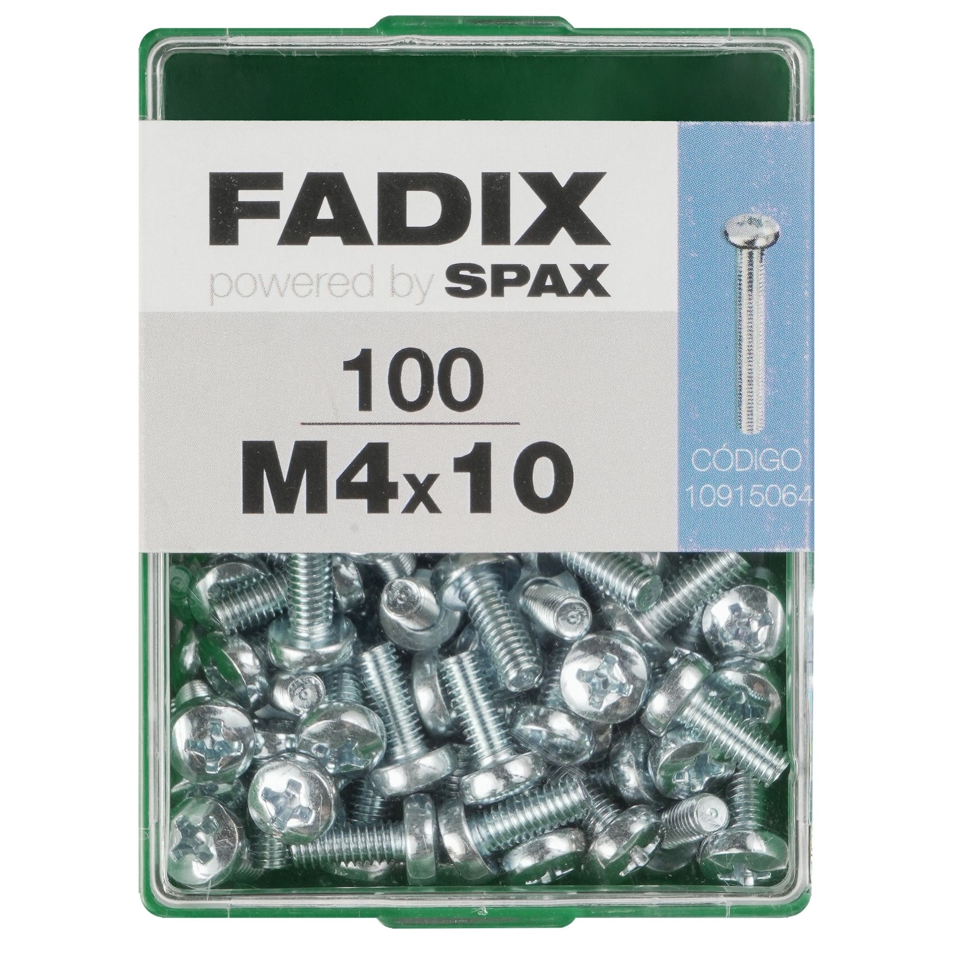 Parafuso Metrico Din7985 M4x10mm L 100un