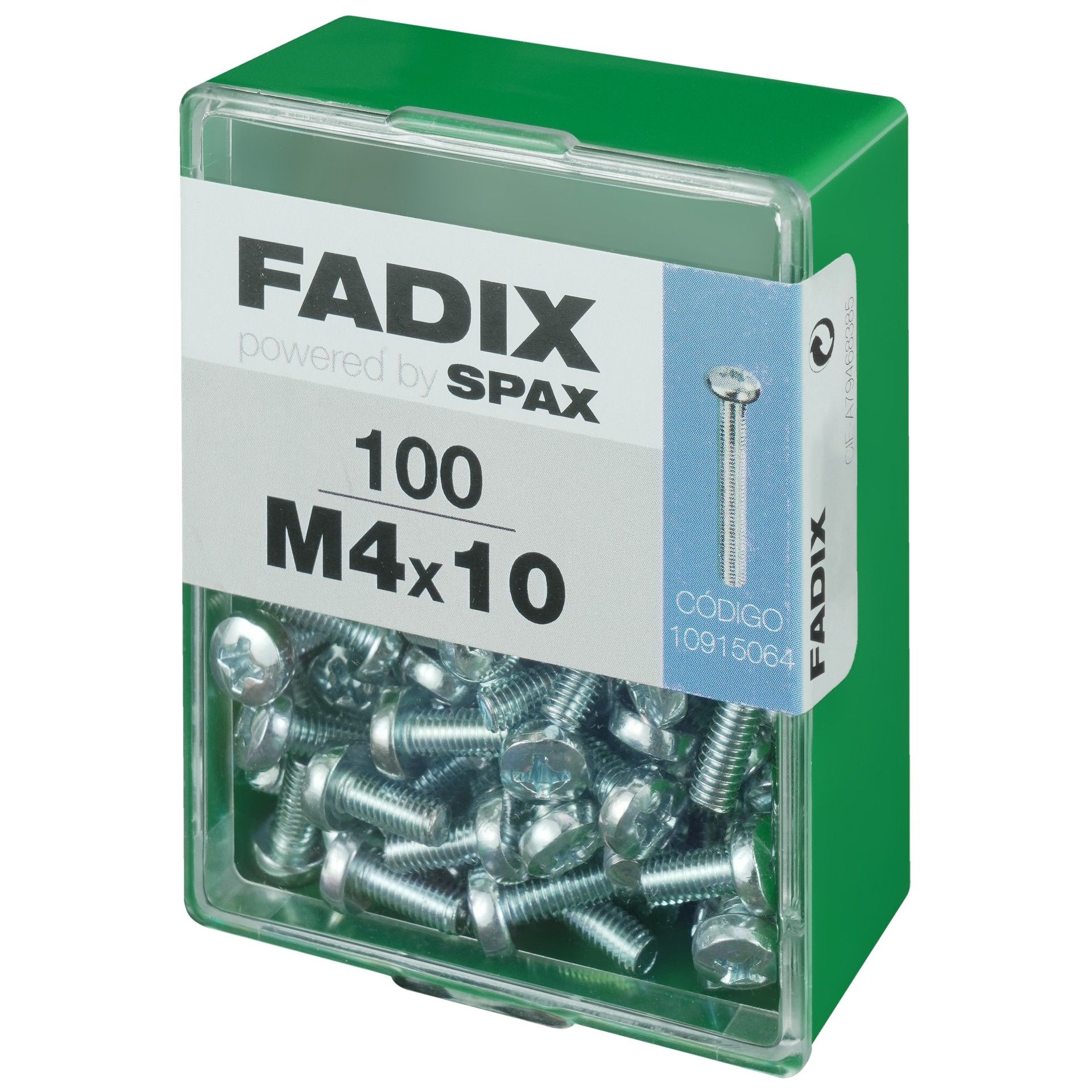 Parafuso Metrico Din7985 M4x10mm L 100un