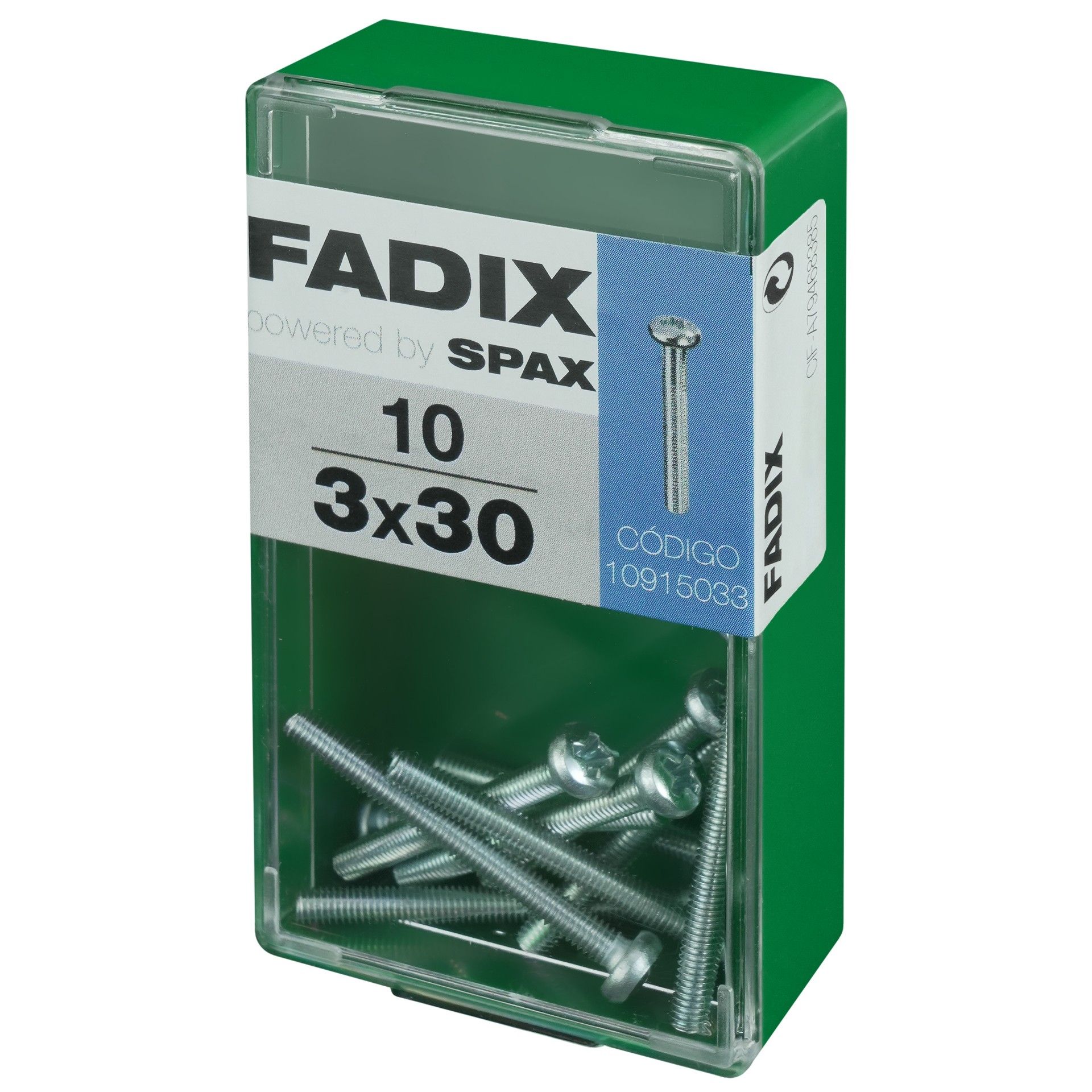 Parafuso Metrico Din7985 M3x30mm S 10un